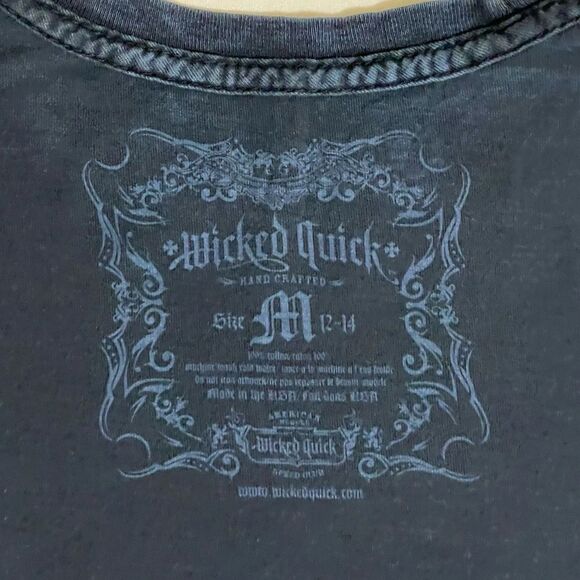 Wicked Quick Built for Speed Handcrafted Distressed Short Sleeve Tee - Picture 10 of 13